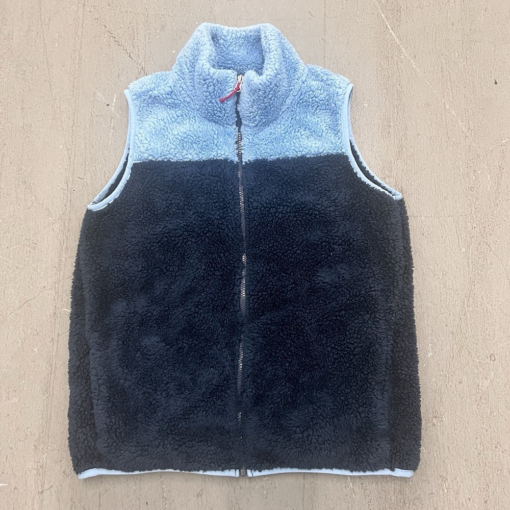 Eddie Bauer Fast Fleece Plush Vest Womens M Regular Fit Gorpcore Hiking Outdoors